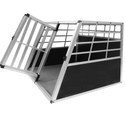 Monstershop large 2-deurs alumium hondenbench