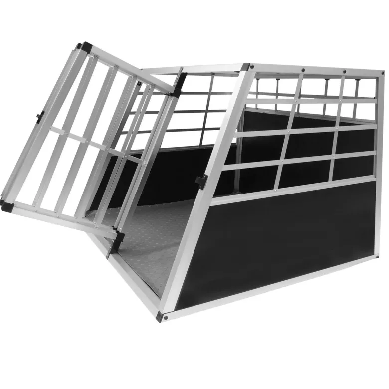 Monstershop large 2-deurs alumium hondenbench