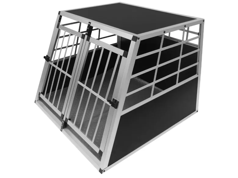 Monstershop large 2-deurs alumium hondenbench