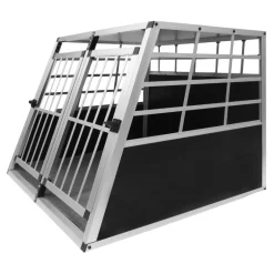 Monstershop large 2-deurs alumium hondenbench