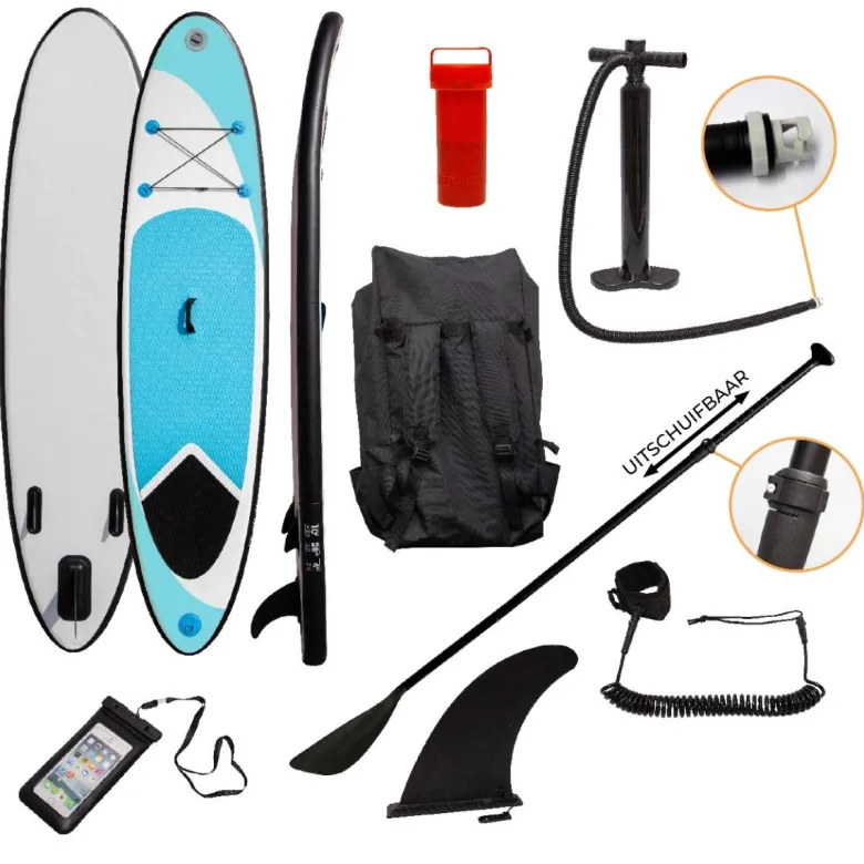 Monstershop 3 meter opblaasbaar SUP Board - Blue