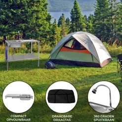 Monstershop opvouwbare camping-aanrechttafel