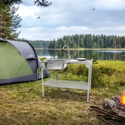 Monstershop opvouwbare camping-aanrechttafel