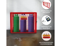 Monstershop opvouwbare gasflessen opslagkooi