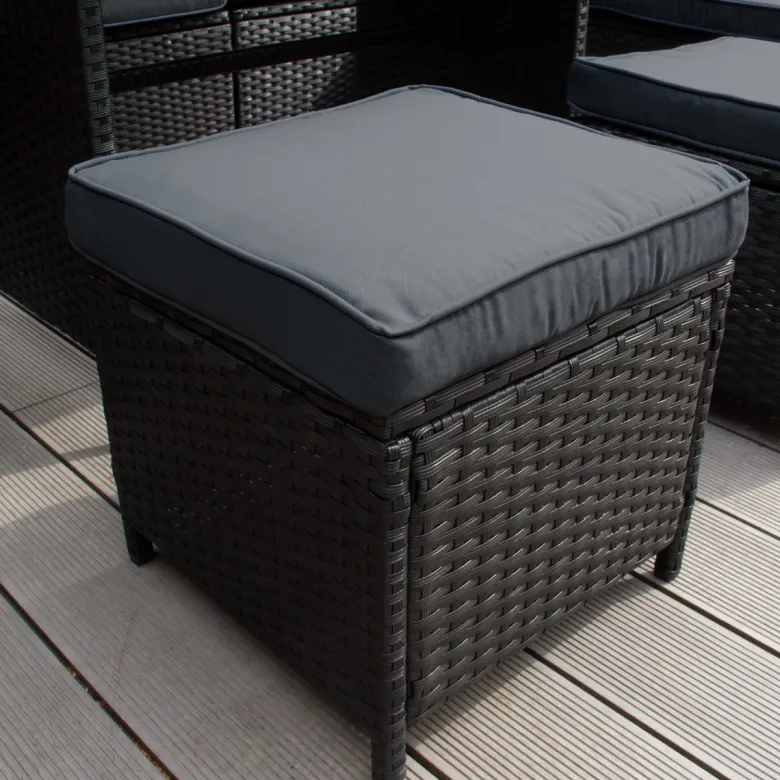 Monstershop Rotan 9-persoons hoek Loungeset