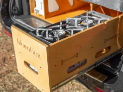 Moonbox bestelbus/bus 115cm natur campingbox met tafel