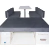 Moonbox bestelbus/bus 115cm White kampeerbox met tafel