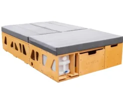 Moonbox bus 115cm Modify Natur kampeerbox met tafel