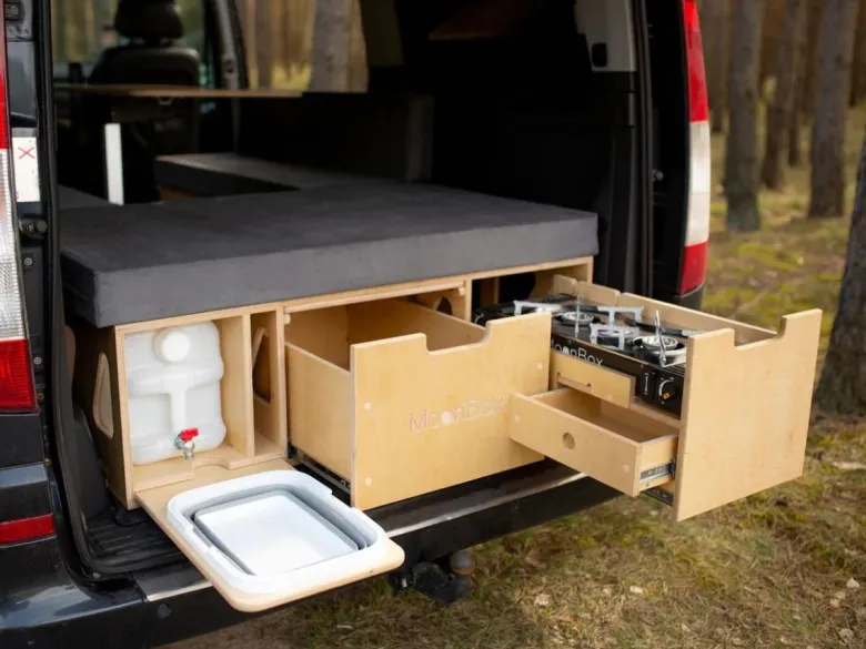 Moonbox 119 cm Modify Special Bus campingbox met tafel
