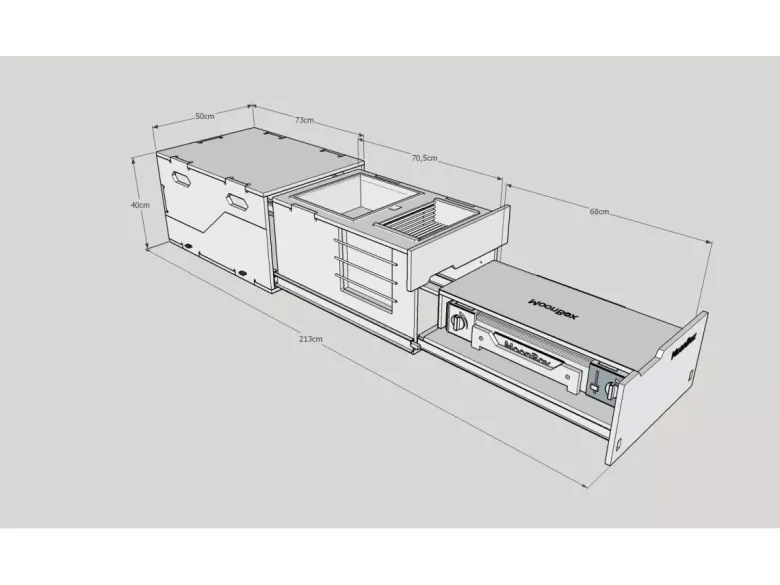 Moonbox keukenbox - White Edition