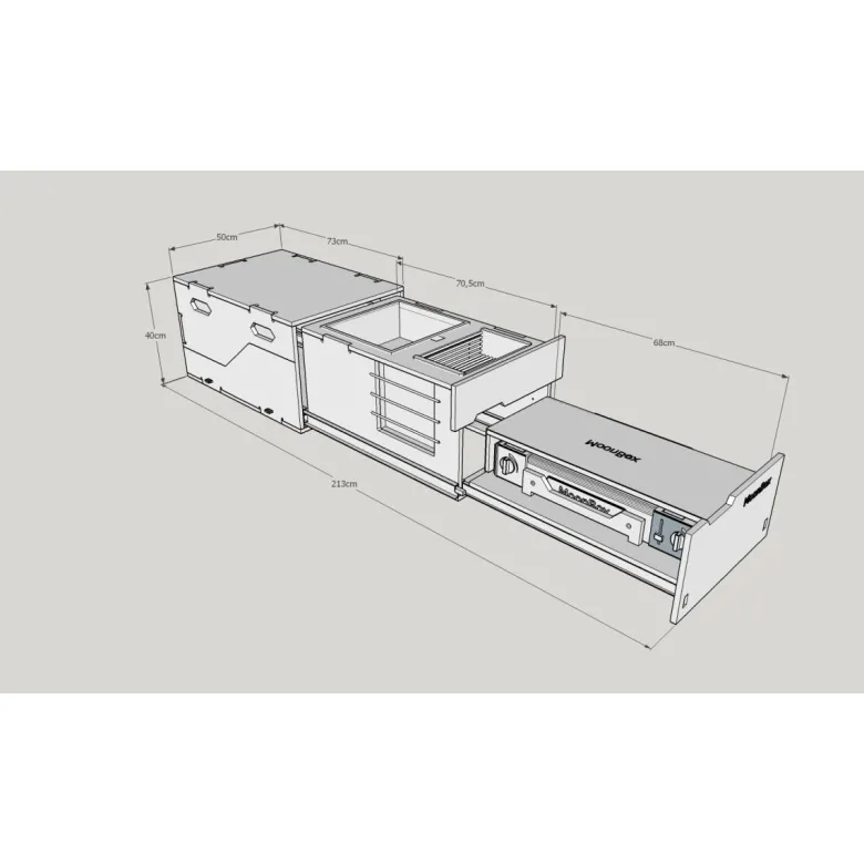 Moonbox Keukendoos - UV-lak