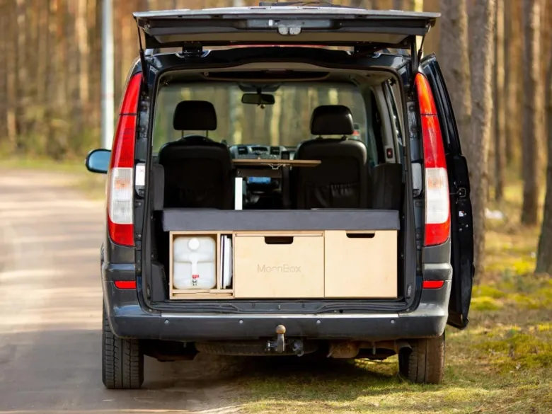 Moonbox Van/Bus 115cm Modify Speciale Campingbox met tafel