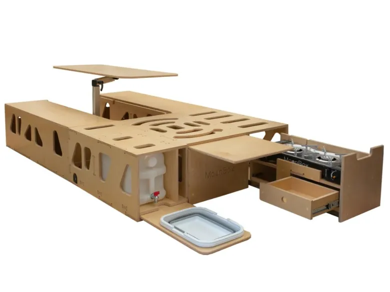 Moonbox Van/Bus 115cm Modify Speciale Campingbox met tafel