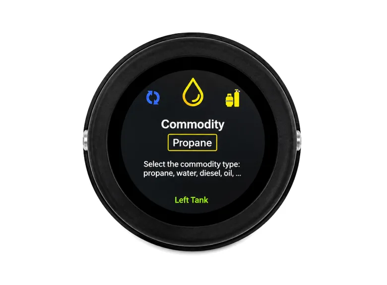 Mopeka LCD-monitor voor niveaumeters van gas-, diesel-, olie- en watertanks