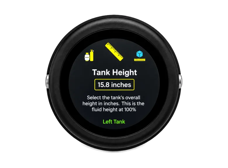 Mopeka LCD-monitor voor niveaumeters van gas-, diesel-, olie- en watertanks