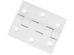 MPK kunstoffen vlak scharnieren (2x stuks) - white