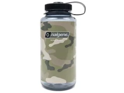 Nalgene Sustain Wide-Mouth 1 liter waterfles - Camo
