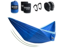 Naturbummler 300 x 170 hangmat met boombeschermingsmatten - blue