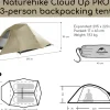 Naturehike Cloud Up 3 PRO tent - Brown