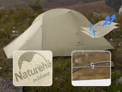 Naturehike Cloud Up 3 PRO tent - Brown