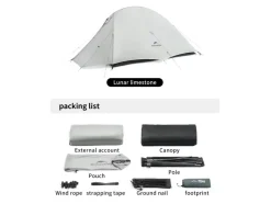 Naturehike Cloud Up 1 Ultra Light trekkerstent - White