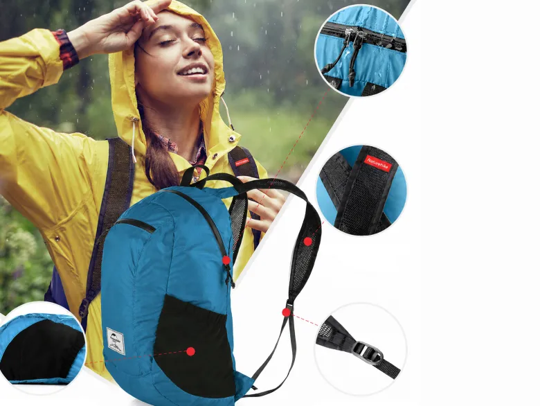 Naturehike 18 liter dagrugzak - Blue