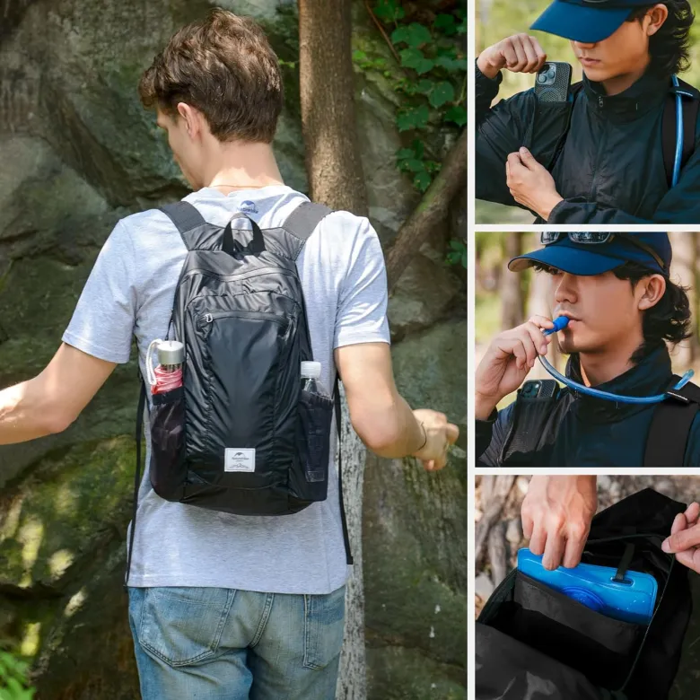 Naturehike 25 liter dagrugzak - Black