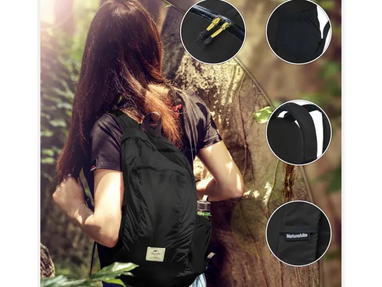 Naturehike 25 liter dagrugzak - Black
