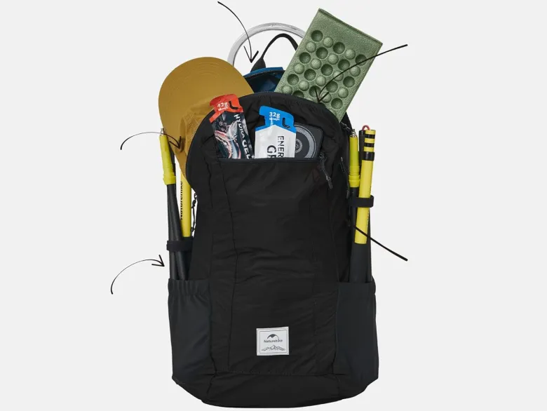 Naturehike 25 liter dagrugzak - Black