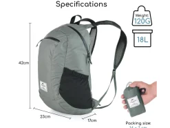 Naturehike 18 liter dagrugzak - Grey