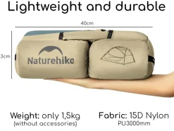 Naturehike Star River 2 UL tent - Khaki