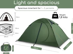 Naturehike Summer 2 tent - Green