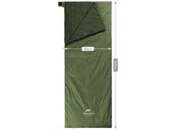 Naturehike 205 x 85 cm lichtgewicht slaapzak - Green