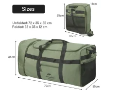 Naturehike XS03 opvouwbare trolleytas - Green