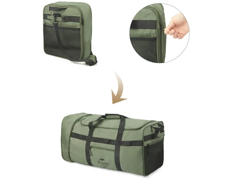 Naturehike XS03 opvouwbare trolleytas - Green