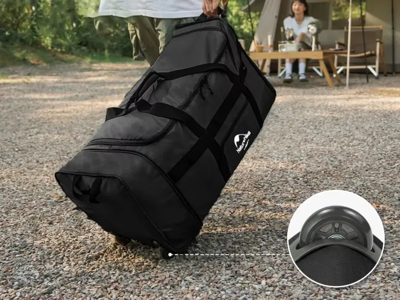 Naturehike XS03 opvouwbare trolleytas - Black