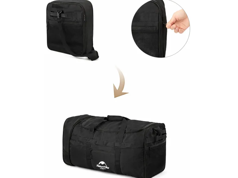 Naturehike XS03 opvouwbare trolleytas - Black