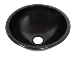 NavyLoad 30 cm ronde wasbak - black