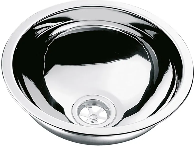 NavyLoad 30 cm ronde wasbak - silver