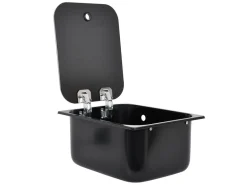 NavyLoad 32 x 26 cm wasbak met glasplaat - black