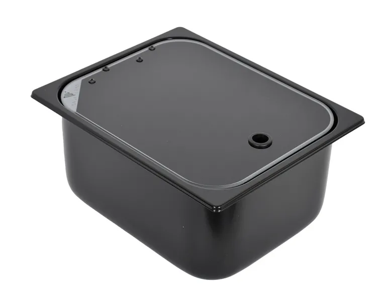 NavyLoad 32 x 26 cm wasbak met glasplaat - black