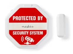 Nedis alrmd20wt deur- en raamalarm met sirene - wit