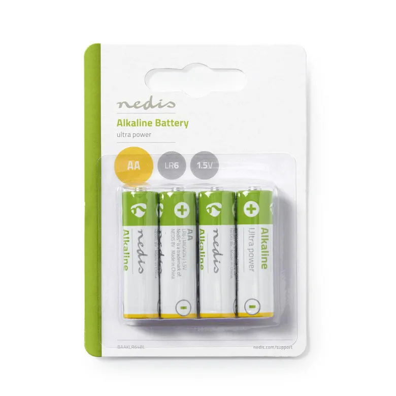 Nedis BAAKLR64BL AA Alkaline-Batterijen