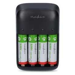 Nedis BACH07 NiMH-Batterijlader AA / AAA