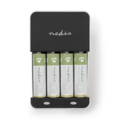 Nedis BACH05 NiMH-Batterijlader AA / AAA