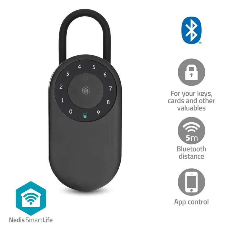 Nedis BTHKB11BK SmartLife Sleutelkluis