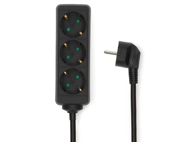 Nedis ESOC330F1BK stekkerdoos