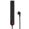 Nedis ESOC650F2BK 6-voudige stekkerdoos - 5 meter