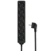 Nedis ESOC615F1BK 6-weg stekkerdoos - 1.5 meter