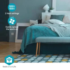 Nedis HTFA22WTW SmartLife keramische PTC-ventilatorkachel